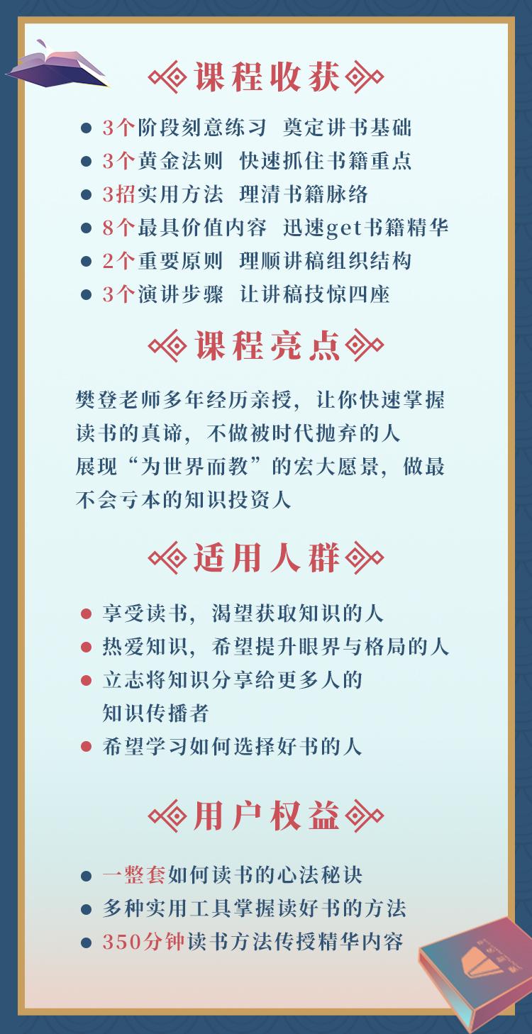 《樊登：高效阅读必修课》有声书